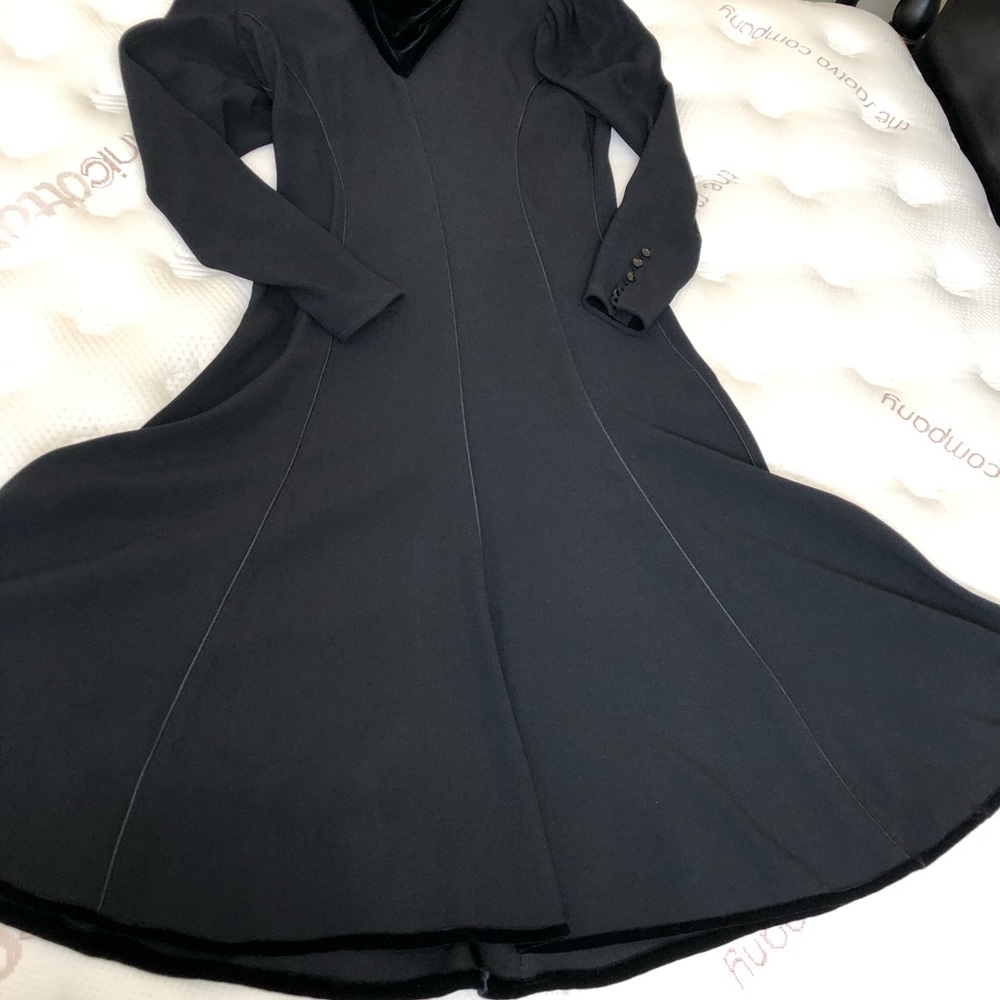 Couture Emanuel Ungaro Black with velvet dress